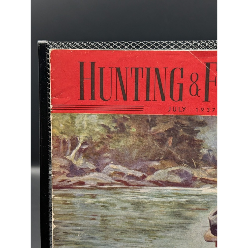 Vintage Hunting and Fishing Magazine July 1937 Cooking the Catch Cover - Picture 5 of 7